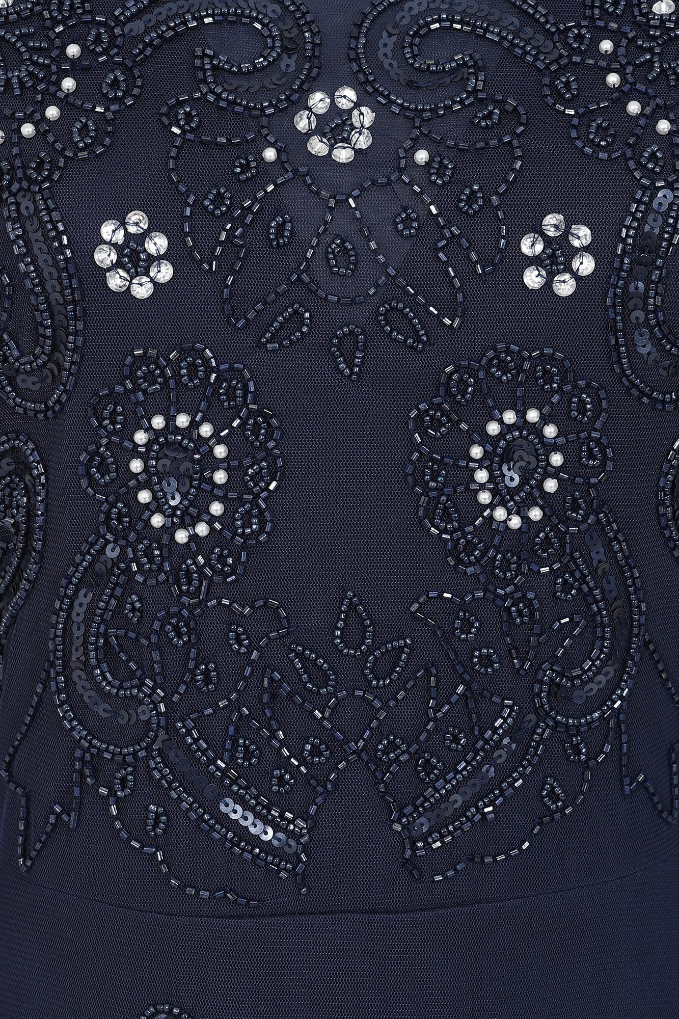 Sabina Embellished Maxi Dress -  Navy