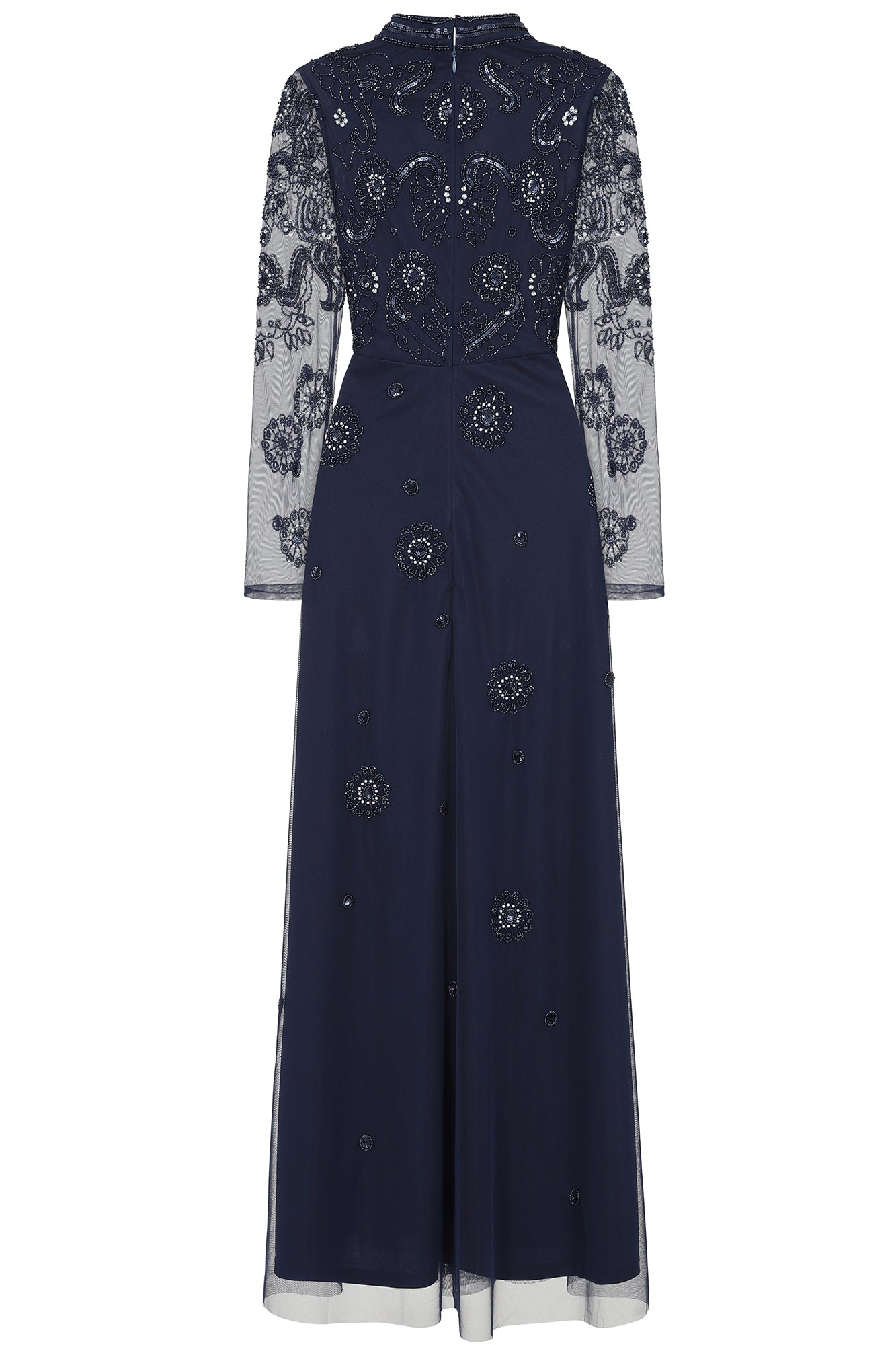 Sabina Embellished Maxi Dress -  Navy