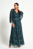 Sylvia Green Sequin Maxi Dress 