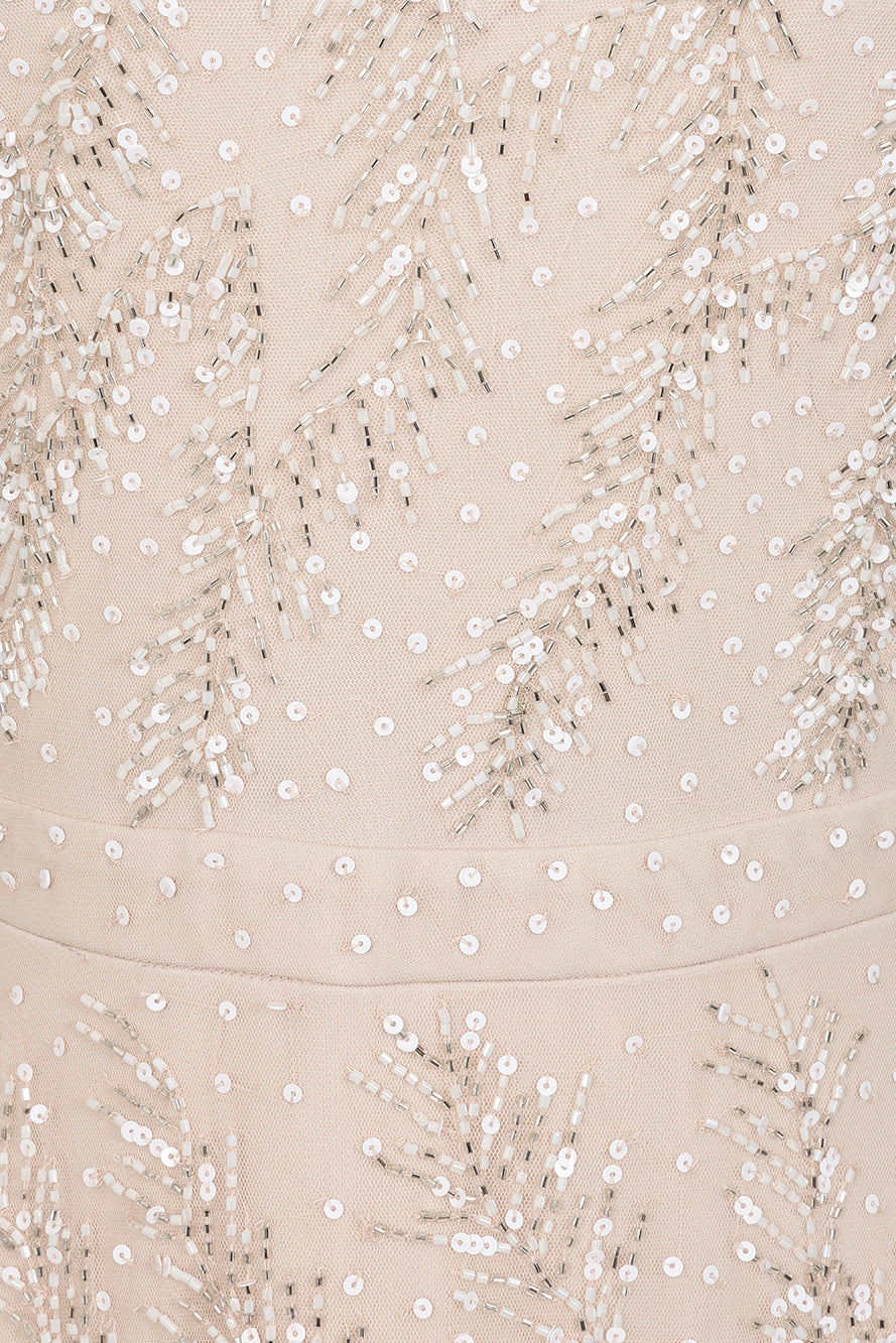 Thirza Sheer Bliss Embellished Maxi Dress