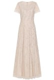 Thirza Sheer Bliss Embellished Maxi Dress