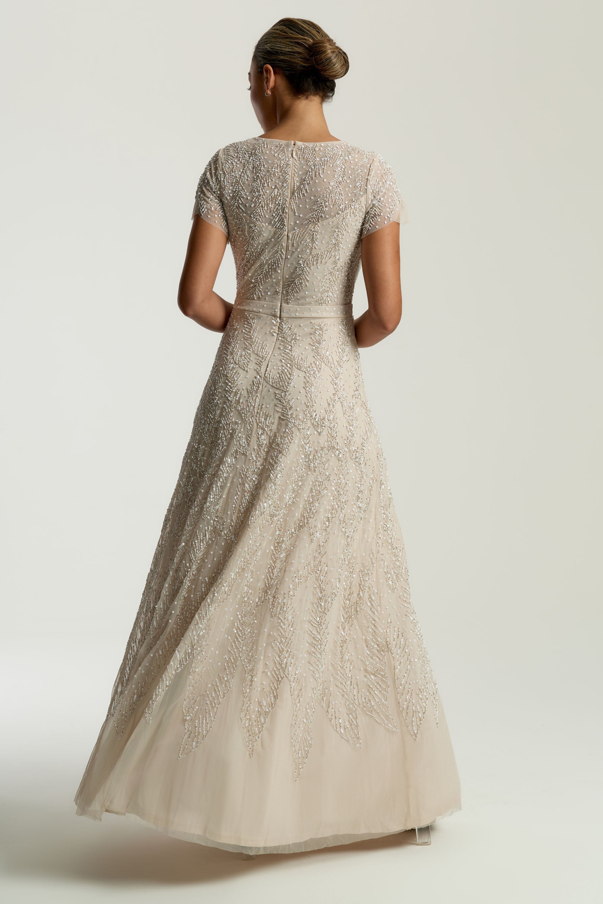 Thirza Sheer Bliss Embellished Maxi Dress