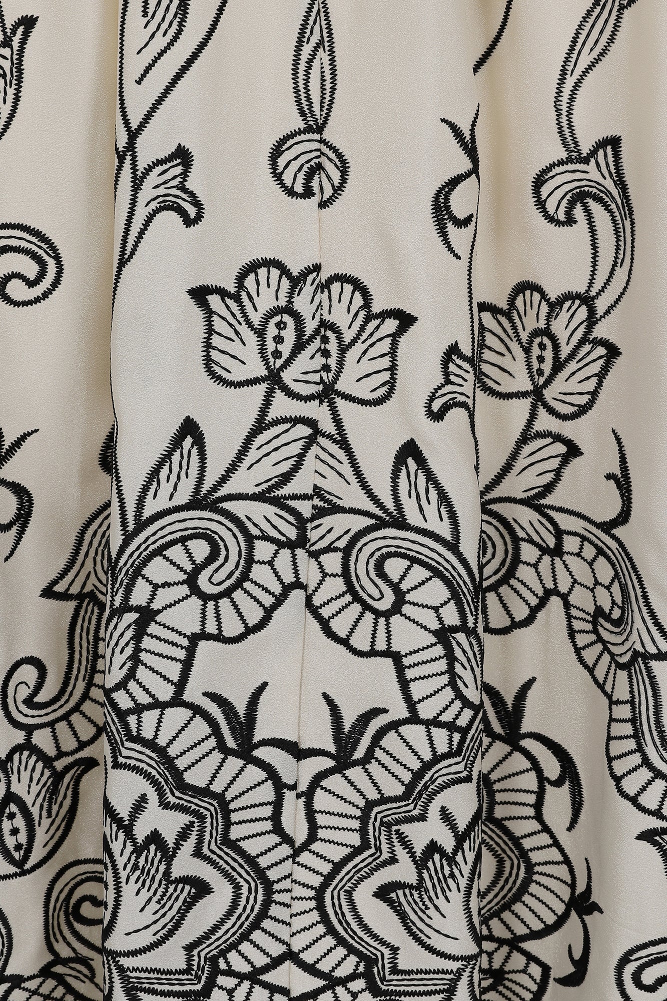 Zalie Off White Embroidered Halter Neck Midi Dress